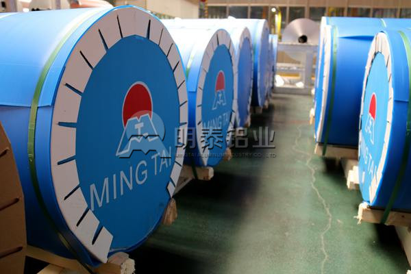 云顶集团铝箔垫片用素箔库存仓库