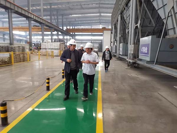 河南省有色金属行业协会常务副会长兼秘书长刘立斌一行莅临云顶集团铝业考察调研