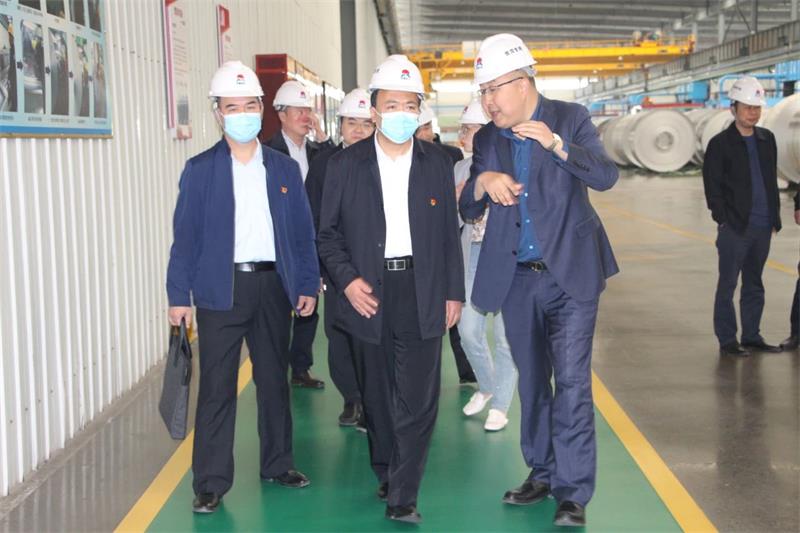 国家粮食和物资储备局河南局分党组副书记、副局长李强一行莅临公司调研