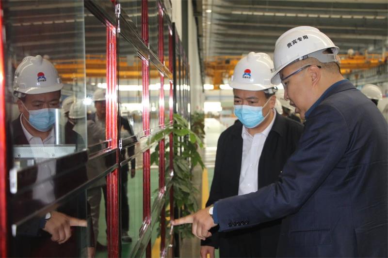 国家粮食和物资储备局河南局分党组副书记、副局长李强一行莅临公司调研