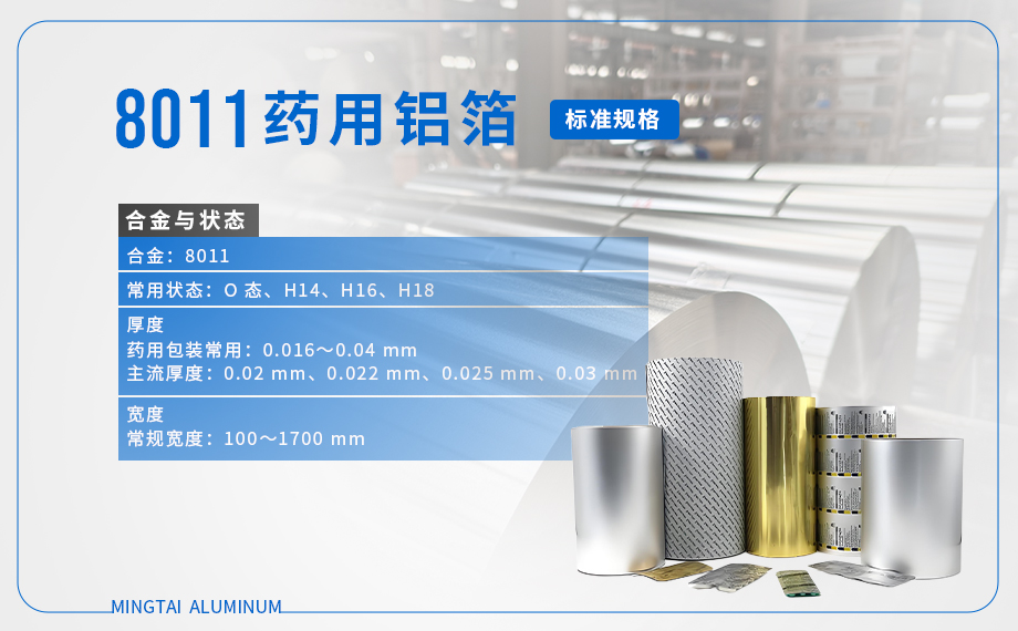 8011-H18药用铝箔：源头厂家直供 | 8011-H18 PTP药用铝箔，专为医药泡罩包装打造的高品质包材