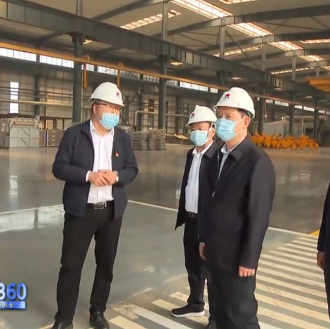 河南省委常委、郑州市委书记安伟到公司参观指导