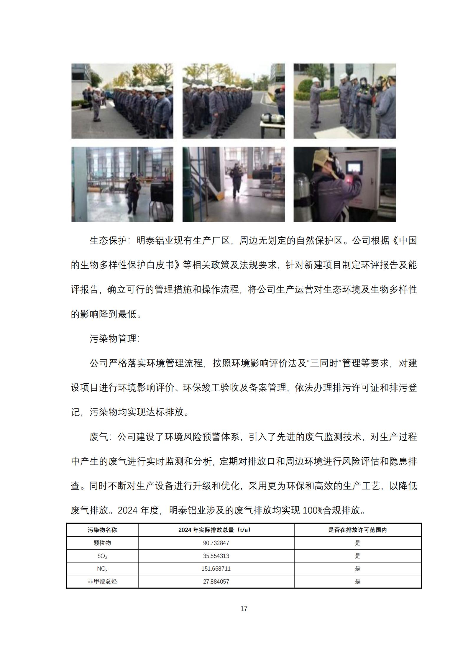 云顶集团铝业2024年度ESG报告