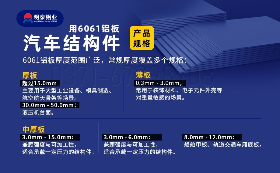 汽车结构件用6061铝板减轻车身重量 助力汽车轻量化