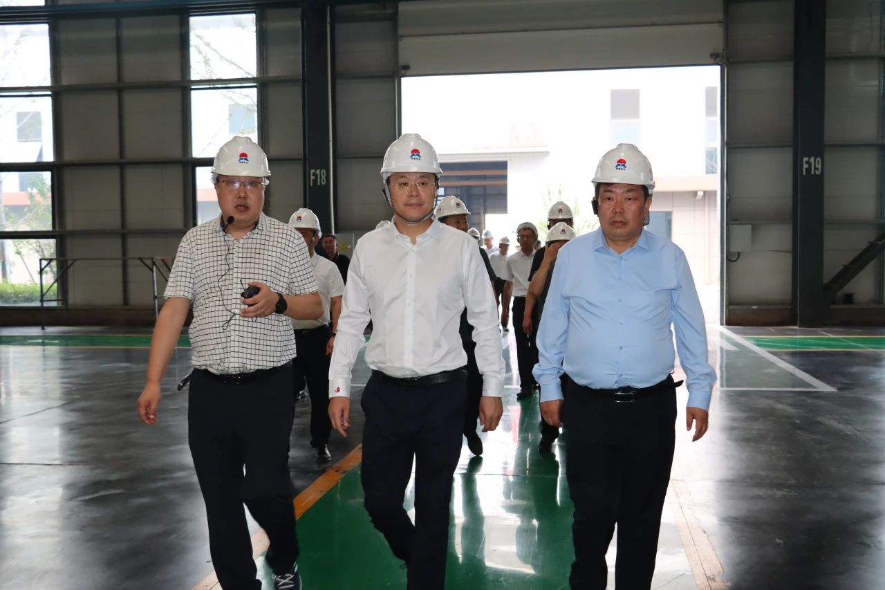 山东省临朐县党政考察团到云顶集团铝业参观考察